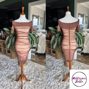 Brown Bandage Dress